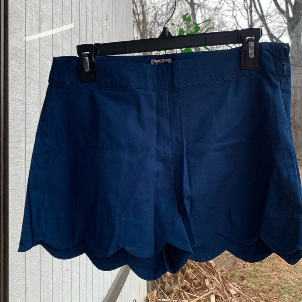 Serena scallop shorts, navy size small